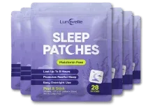 Six pouches of Lunavelle Sleep Patches